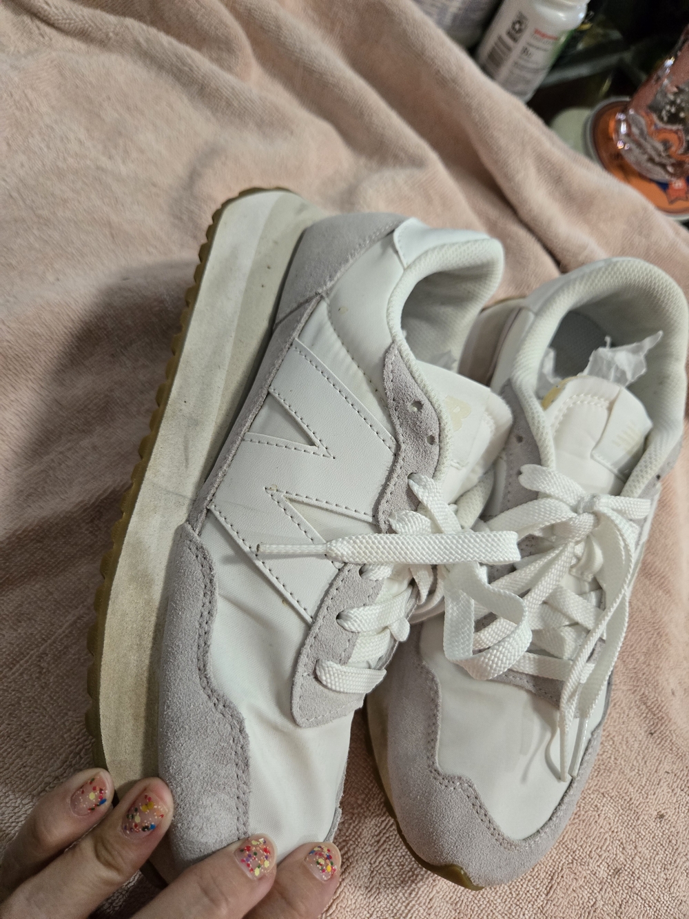 New Balance 237 lifestyle sneaker, specifically in Sea Salt colorway